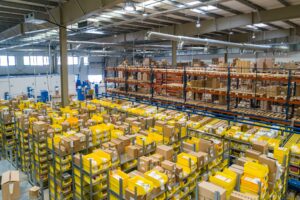 Warehouse floor needing sealing